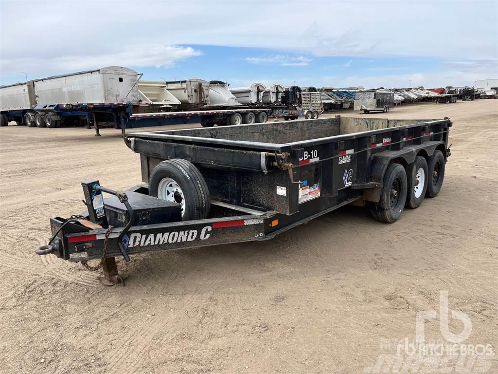 Diamond C 16 ft Tri/A Dump Auto pārvadāšanas treileri