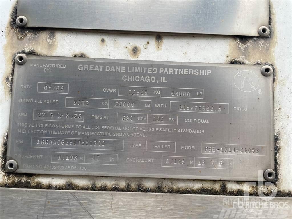 Great Dane 53 ft x 102 in T/A Noslēgtās piekabes