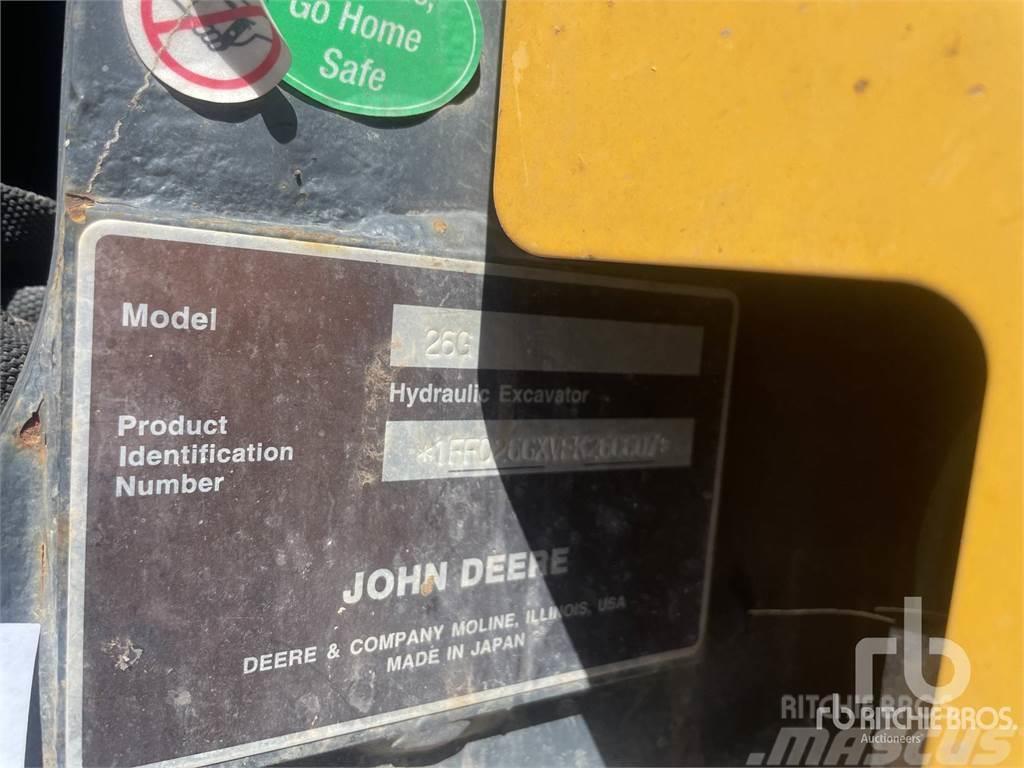 John Deere 26G Mini ekskavatori < 7 t