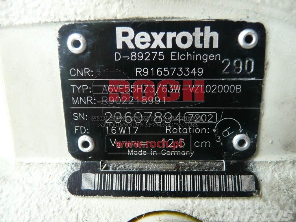 Rexroth A6VE55HZ3/63W-VZL02000B Dzinēji