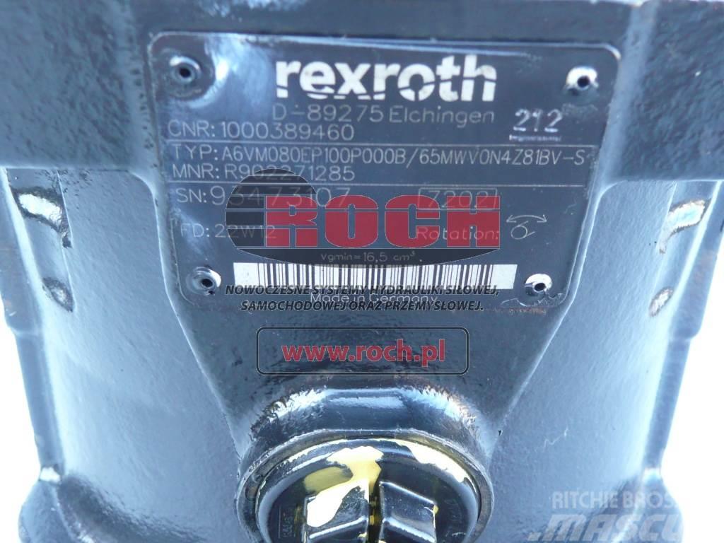 Rexroth A6VM080EP100P000B/65MWVON4Z81BV-S 1000389460 Dzinēji