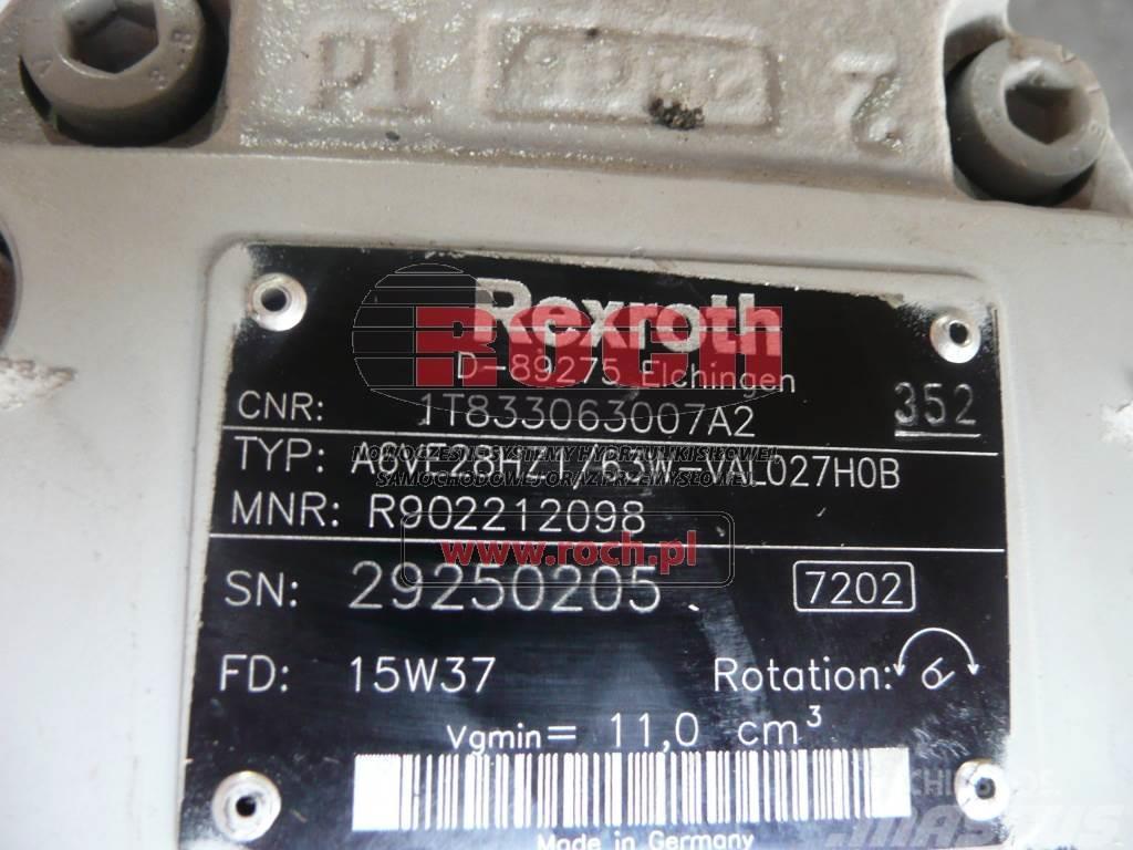 Rexroth + BONFIGLIOLI A6VE28HZ1/63W-VAL027H0B 1T833063007A Dzinēji
