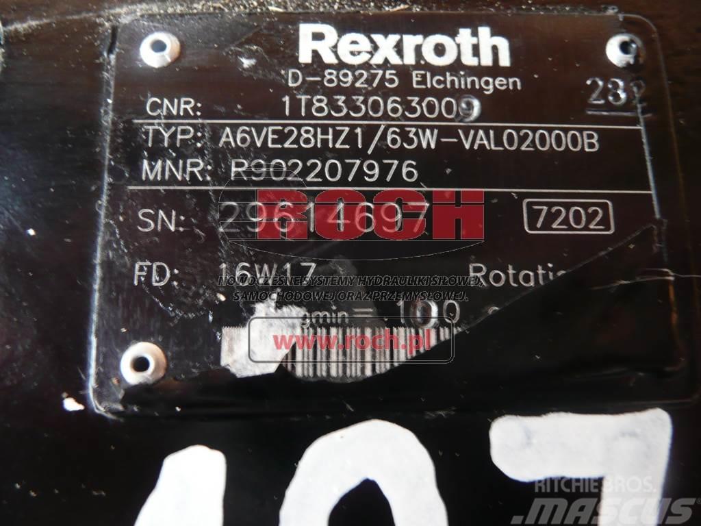 Rexroth + BONFIGLIOLI A6VE28HZ1/63W-VAL02000B R902207976 1 Dzinēji