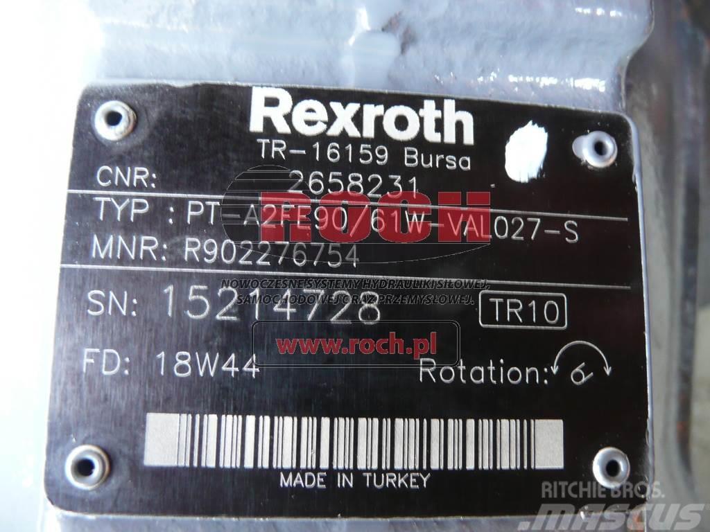 Rexroth PT- A2FE90/61W-VAL027-S 2658231 Dzinēji
