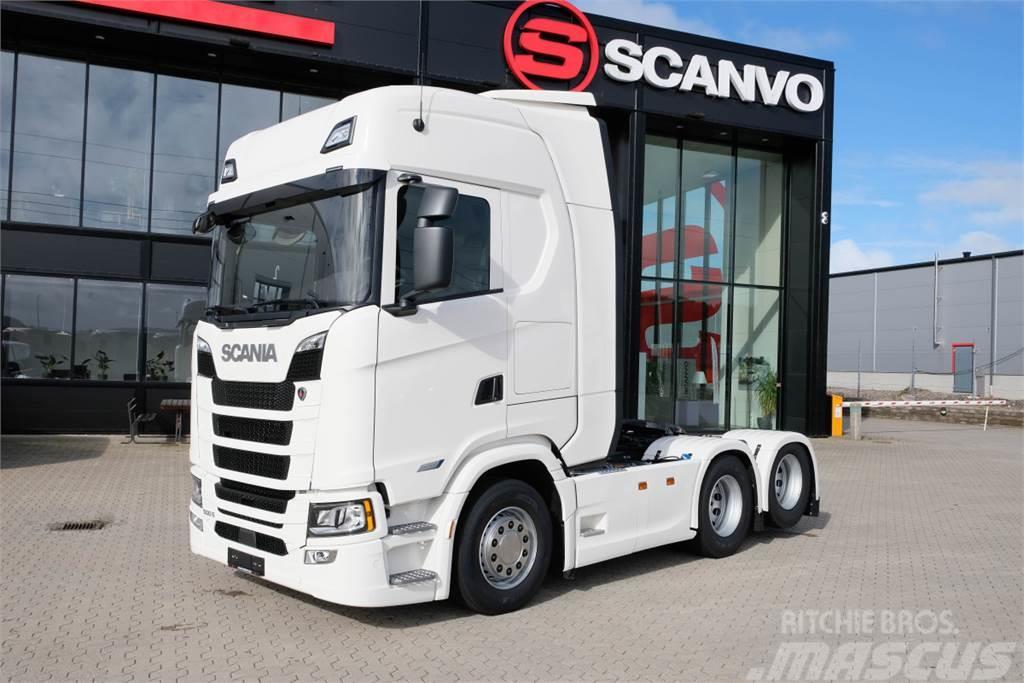 Scania S 500 6x2 dragbil med 2950 mm hjulbas Vilcēji