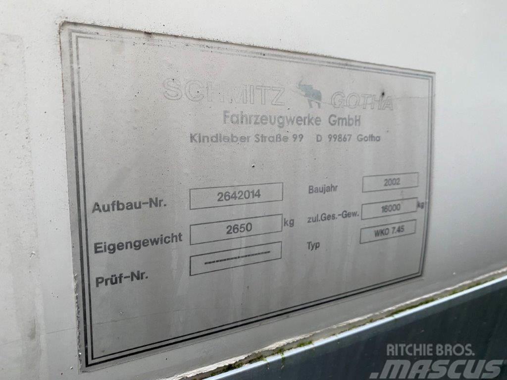 Schmitz WKO 7450 mm veksellad Kastes