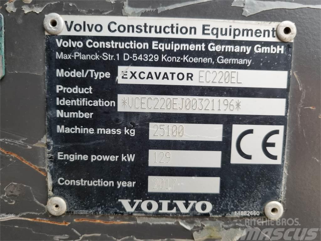 Volvo EC220E Kāpurķēžu ekskavatori