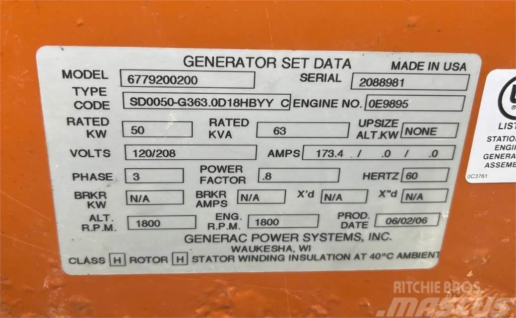Generac SD50 Dīzeļģeneratori