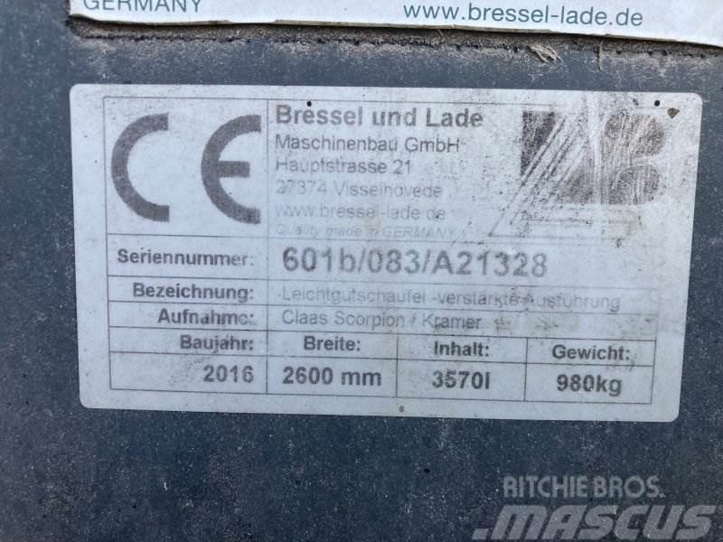 Bressel & Lade Leichtgutschaufel 260cm Frontālo iekrāvēju papildaprīkojums