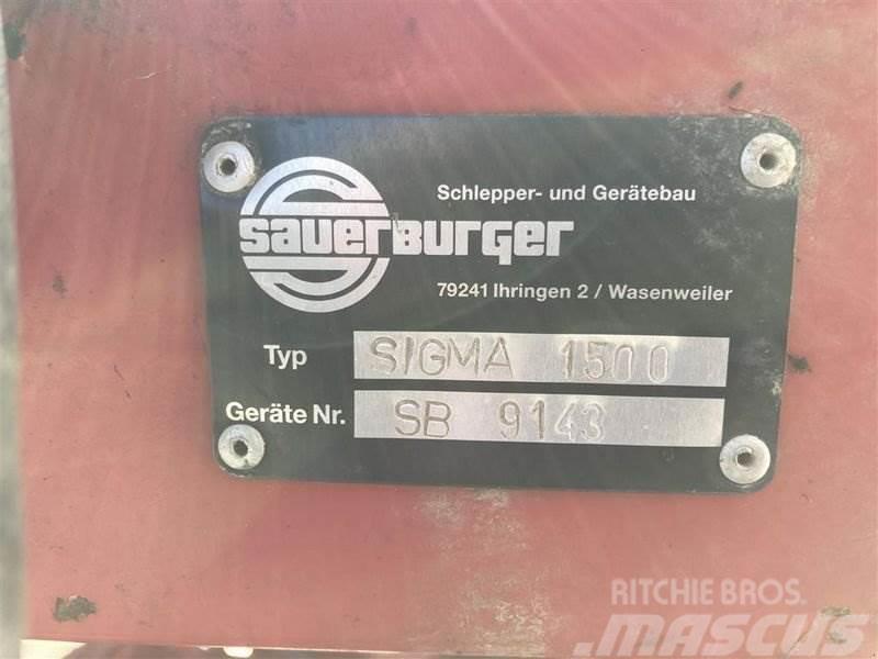 Sauerburger SIGMA 150 Zāles smalcinātāji