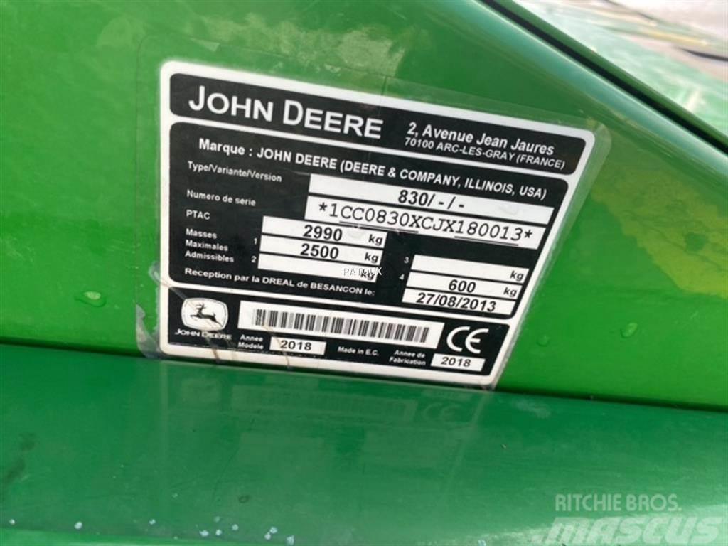 John Deere 830 Pļaujmašīnas ar kondicionieri