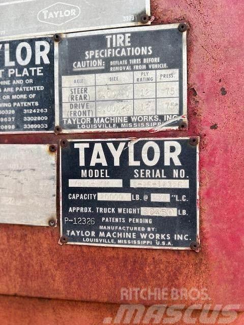 Taylor Y20W0M Tehnika ar dīzeļa dzinēju