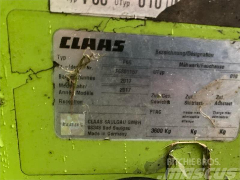 CLAAS DISCO 1100 C BUSINESS &3600 FC Vālotāji