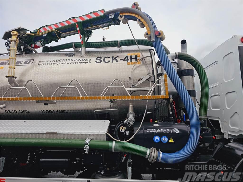 DAF WUKO SCK-4HW for collecting waste liquid separator Kombinētās vakumsūkņa mašīnas