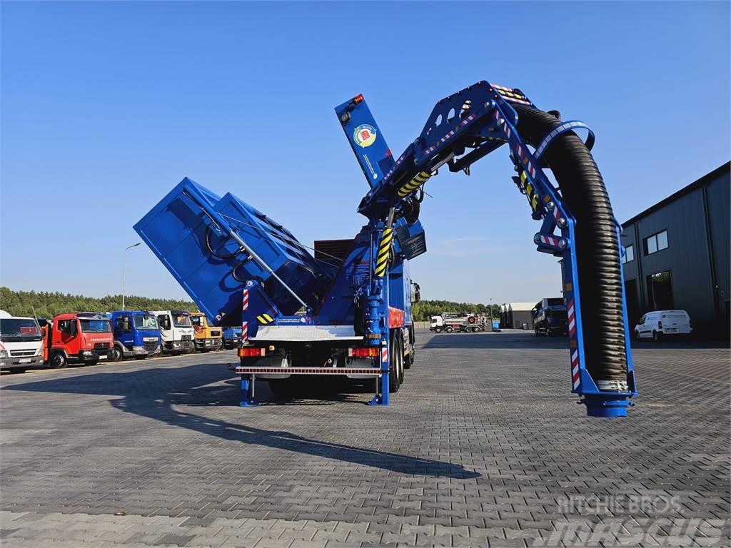 Iveco MTS 4 x TURBINE Saugbagger vacuum cleaner excavato Īpašie ekskavatori