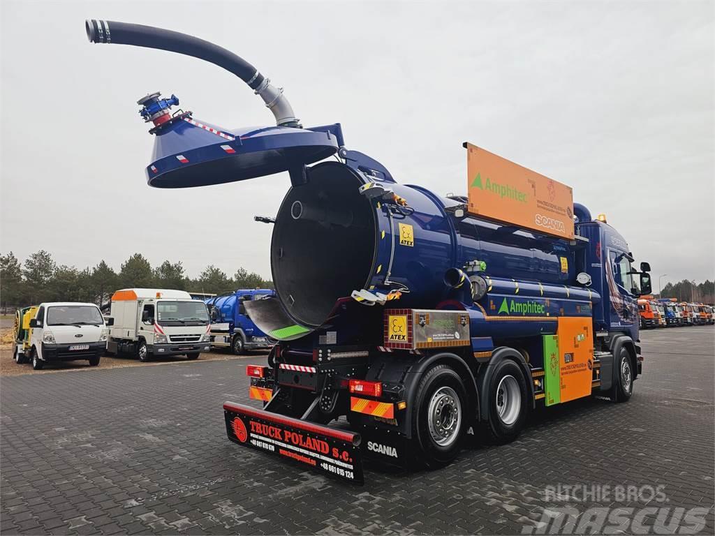 Scania Amphitec VORTEX ATEX EURO 6 vacuum suction loader Kombinētās vakumsūkņa mašīnas