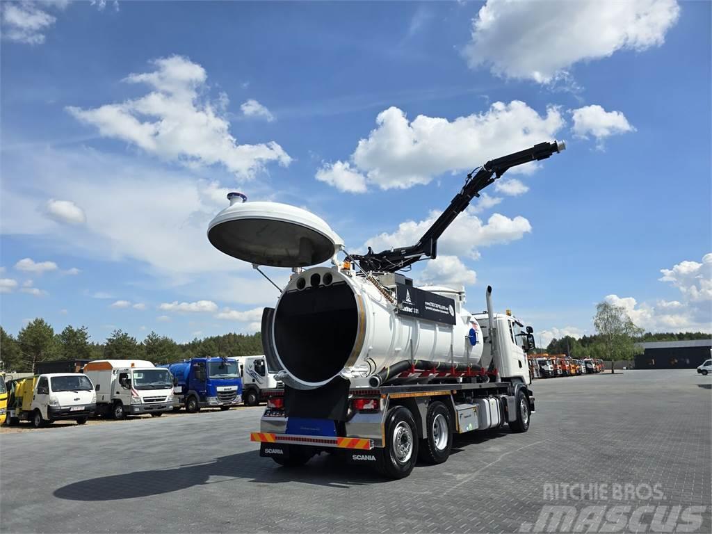 Scania Saugbagger Larsen FlexVac 311 Vacuum suction loade Pilsētas atkritumvedēji