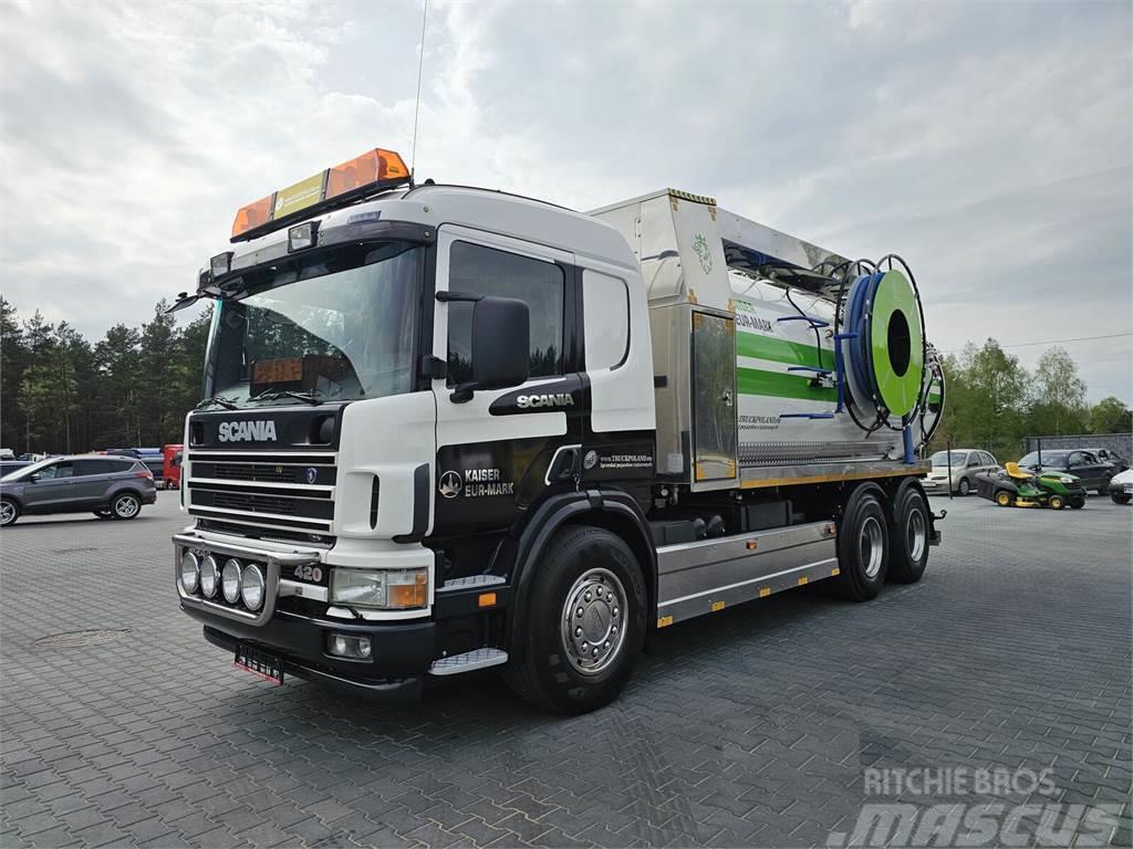 Scania WUKO KAISER EUR-MARK PKL 8.8 FOR COMBI DECK CLEANI Kombinētās vakumsūkņa mašīnas