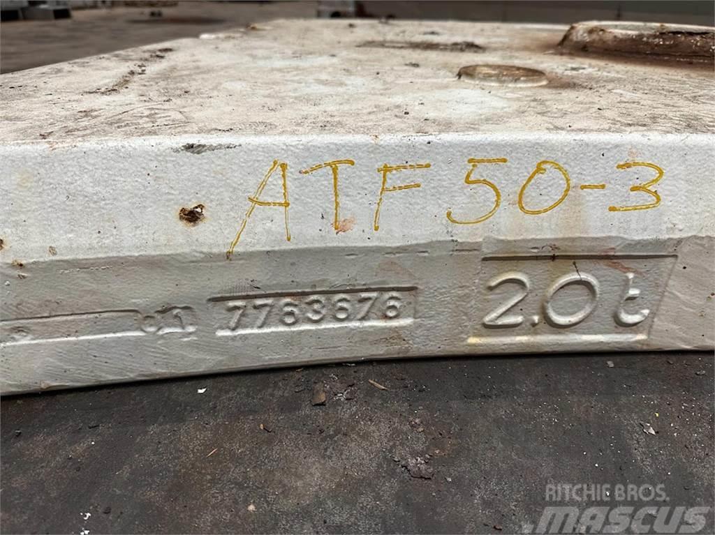 Faun ATF 50-3 counterweight 2 ton Pacēlāju/krānu aprīkojums