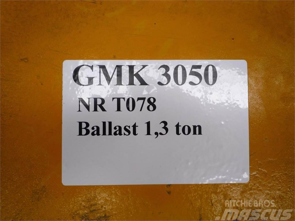 Grove GMK 3050 counterweight 1,3 ton Pacēlāju/krānu aprīkojums