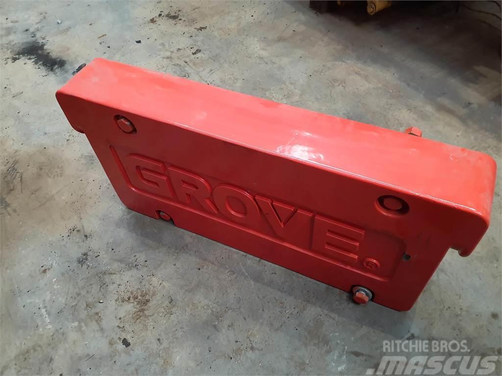 Grove GMK 5130-2 counterweight 1 ton Pacēlāju/krānu aprīkojums