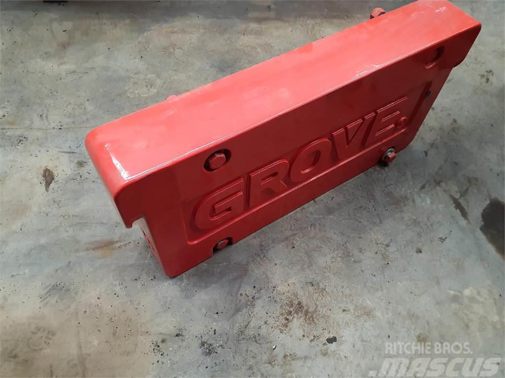 Grove GMK 5130-2 counterweight 1 ton Pacēlāju/krānu aprīkojums