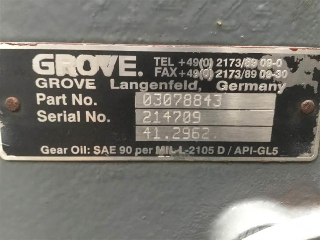 Kessler Grove GMK 3055 diff box axle nr 1 Pacēlāju/krānu aprīkojums