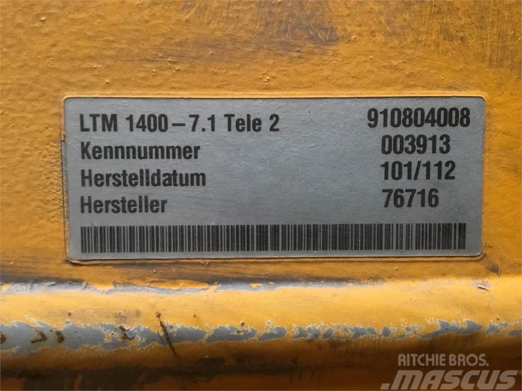 Liebherr LTM 1400-7.1 telescopic section 2 Pacēlāju/krānu aprīkojums