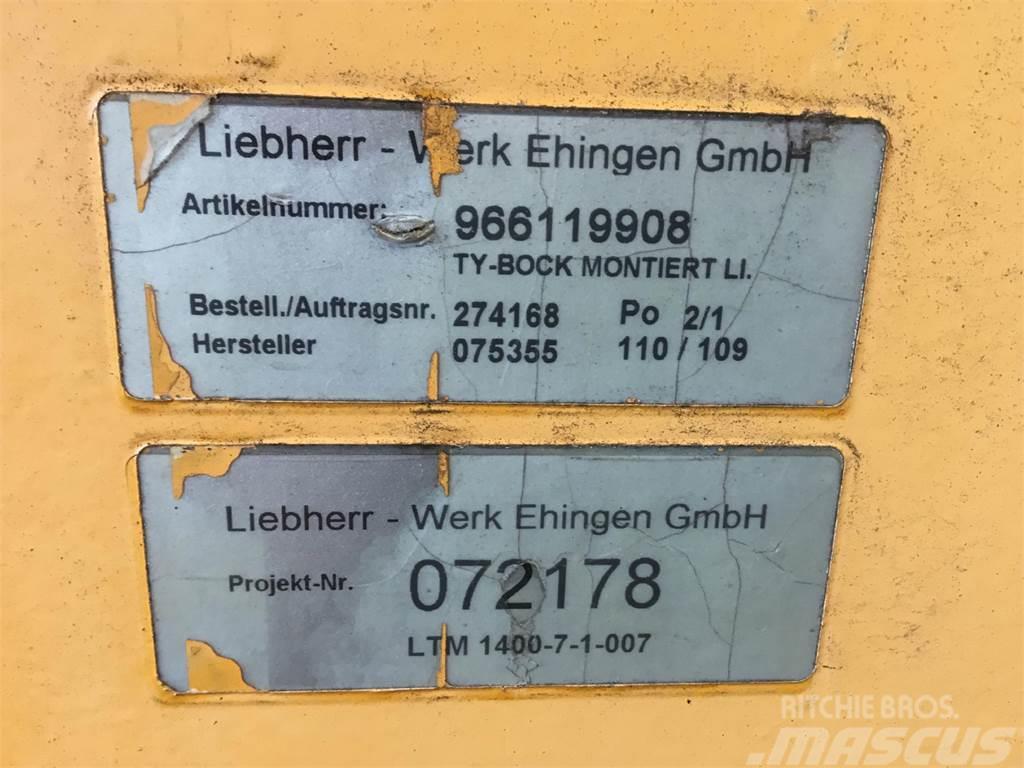 Liebherr LTM 1400-7.1 TY-bracket left pre-ass Pacēlāju/krānu aprīkojums
