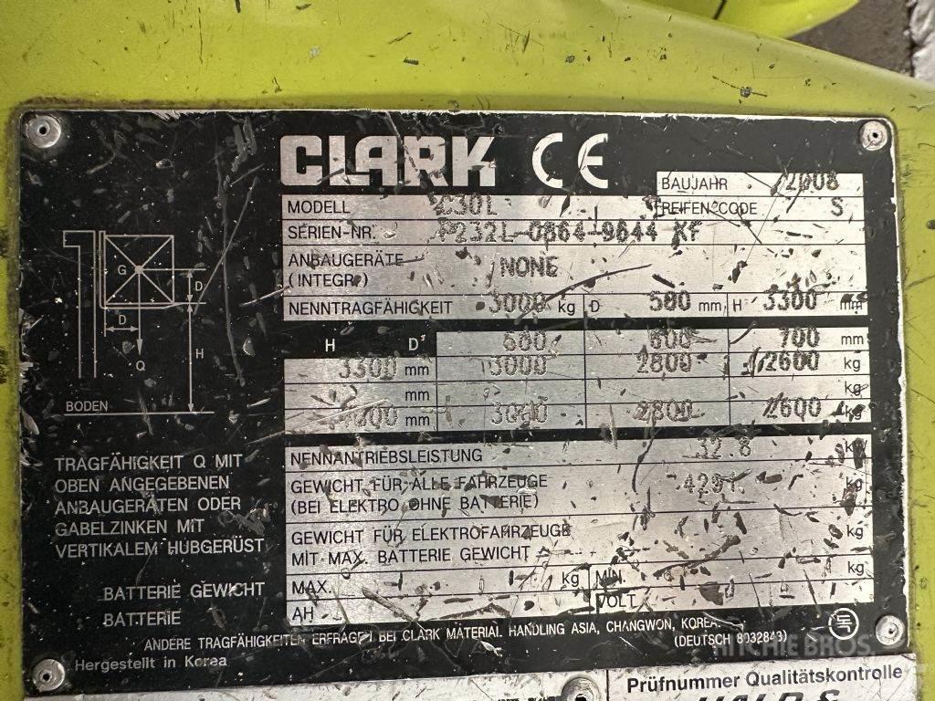 Clark C 30 L - TRIPLEX 4,8 m LPG tehnika