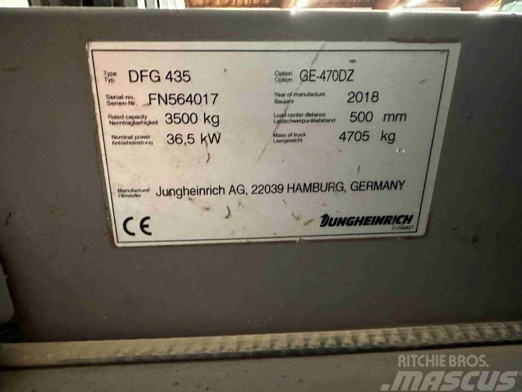 Jungheinrich DFG 435 - TRIPLEX 4,7 m Tehnika ar dīzeļa dzinēju