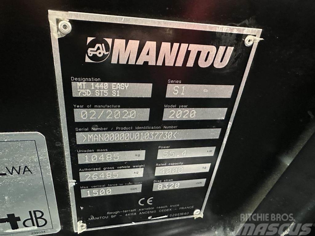 Manitou MT 1440 EASY - TOP ZUSTAND !! Teleskopiskie manipulatori