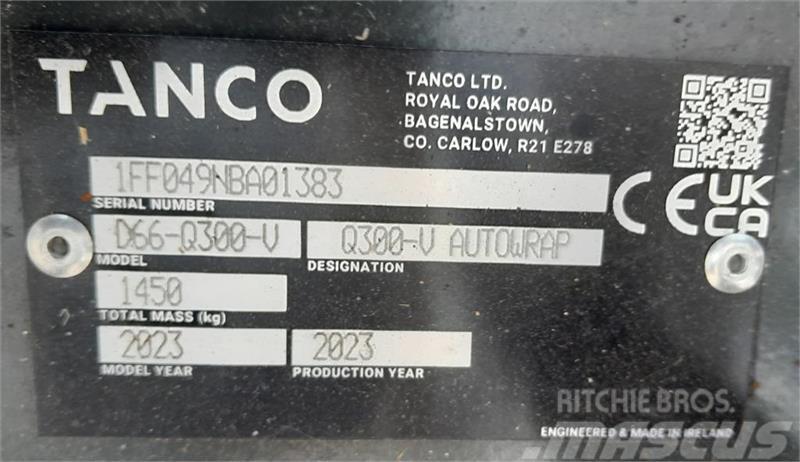 Tanco Q300-V Autowrap Rituļu ietinēji