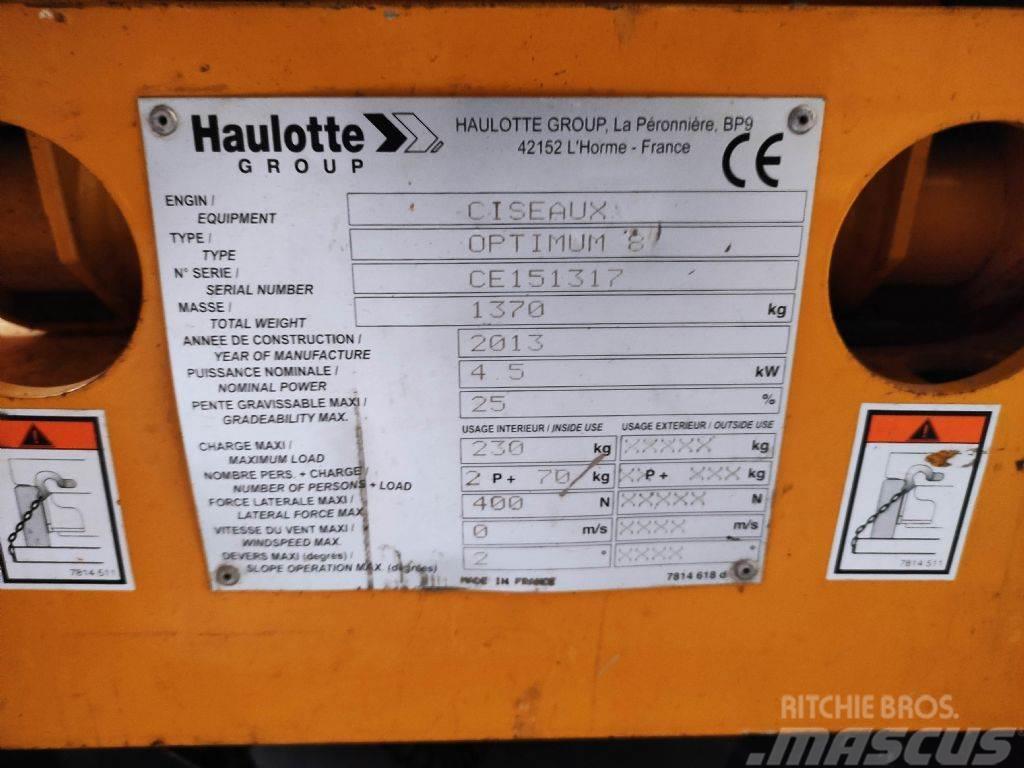 Haulotte OPTIMMM8 Šķerveida pacēlāji